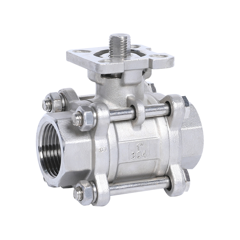 1' 3-Piece High Platform Ball Valve