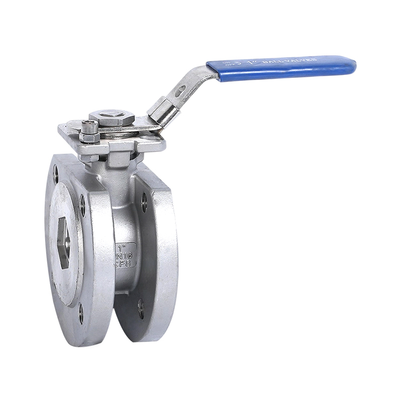 1' Italian Wafer Type Ultra Thin CF8 Ball Valve