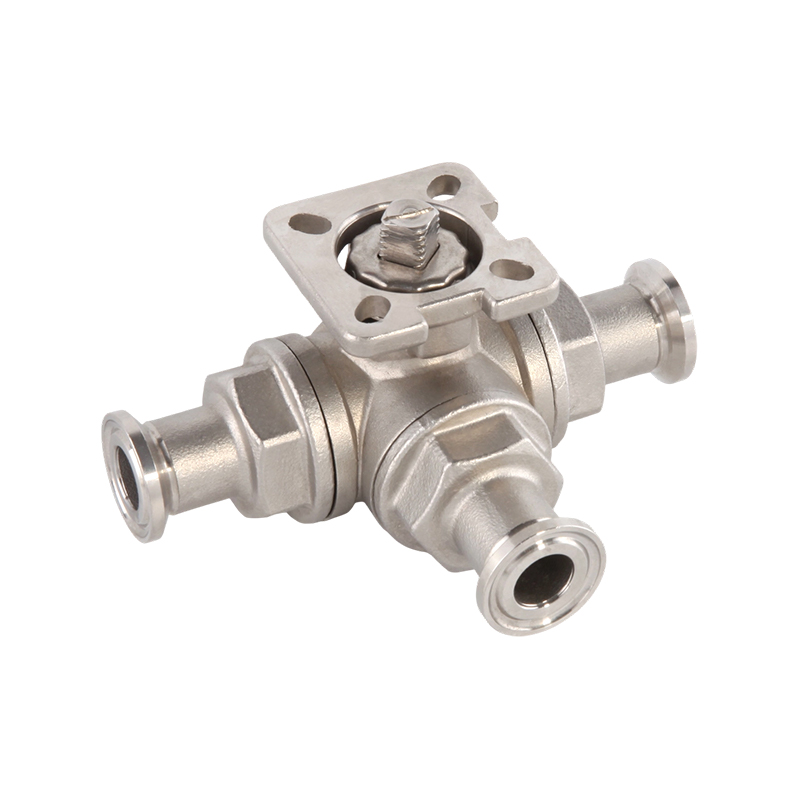 3-Way Sanitary Quick Release Ball Valve