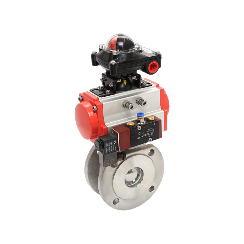 Italian Ultra Thin Pneumatic Wafer Ball Valve
